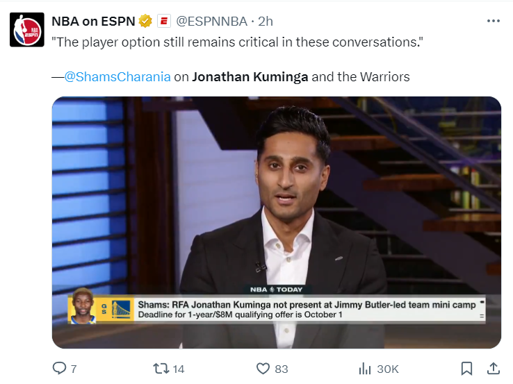 在于勇士队, 找到了一套, http